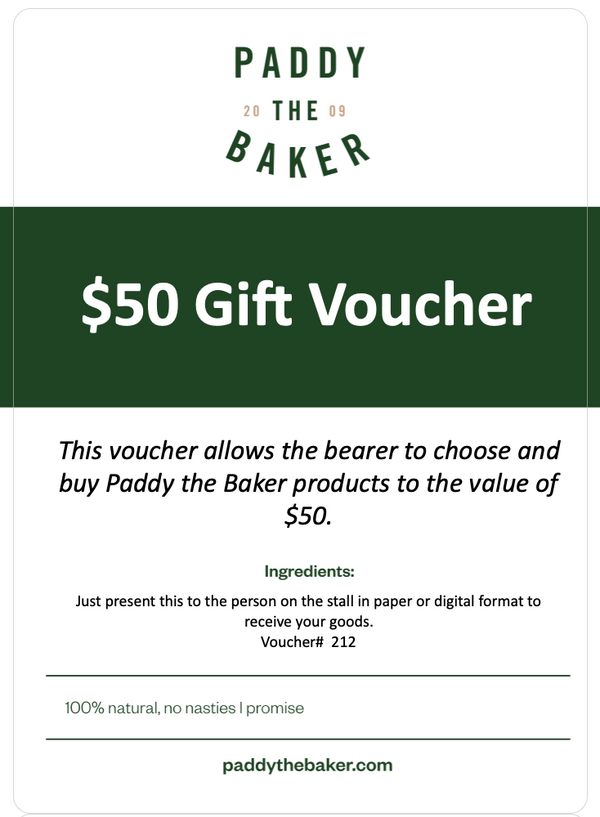 Paddy the Baker Gift Voucher